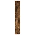 vidaXL Knižnica dymový dub 60x20x120,5 cm kompozitné drevo