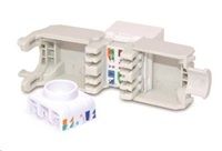 Solarix - keystone CAT5E UTP RJ45 čierny