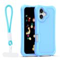 Puzdro Safepop s popruhom pre iPhone 17 6,3" modrá