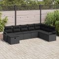 vidaXL Sada pohoviek 6 ks polyratan