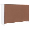 vidaXL Komoda ALTA biela 112x35x73 cm borovicový masív