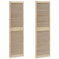 vidaXL Skříňové dvere s dverami 2 ks Prírodná 201 x 2,1 x 59,5 cm