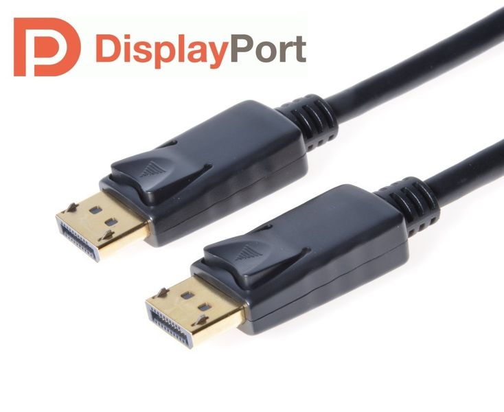 PremiumCord DisplayPort 1.2 prípojný kábel M/M, pozlátené konektory, 2m