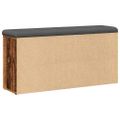 vidaXL Lavička na topánky Old Wood 102x32x50 cm Engineered Wood