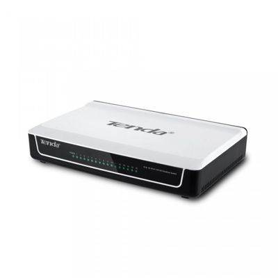 Tenda S16 16-Port Fast Ethernet Switch, 10/100 Mb/s, Desktop