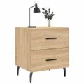 vidaXL Nočný stolík dub sonoma 40x35x47,5 cm kompozitné drevo