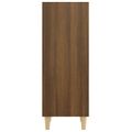 vidaXL Komoda hnedý dub 34,5x32,5x90 cm spracované drevo
