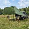 vidaXL Auto Stan 350 x 250 cm Zelená Polyester a oceľ