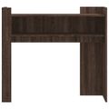 vidaXL Konzolový stolík hnedý dub 100x35x90 cm kompozitné drevo