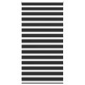 vidaXL Zebrová roleta 120,9x230 cm, šírka látky 116,7 cm, čierna