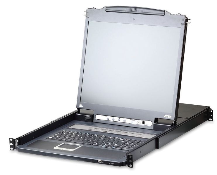 ATEN 16-Port KVM PS/2+USB, OSD, rack, 17'' LED LCD,