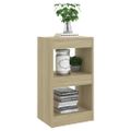 vidaXL Knižnica/deliaca stena dub sonoma 40x30x72 cm