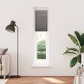 vidaXL plisovaná roleta antracit 45x200 cm Šírka látky 44,4 cm