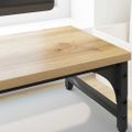 vidaXL Stojan na monitor Dub artisan 85 x 23 x 15,5 cm