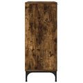vidaXL Servírovacia skriňa Dymová dub 89,5 x 33 x 82 cm