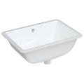 vidaXL Kúpeľňové umývadlo biele 55,5x37,5x19 cm obdĺžnikové keramické