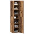 vidaXL Highboard Staré drevo 40 x 42,5 x 185 cm