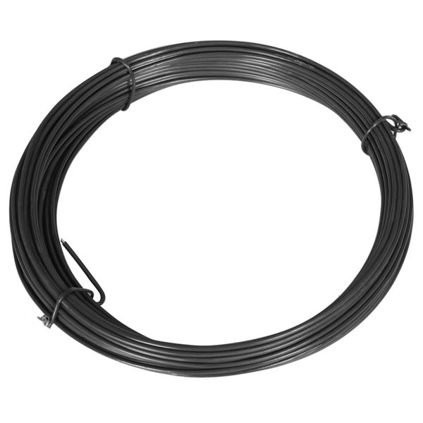 vidaXL Viazací drôt na oplotenie 25 m 1,4/2 mm oceľový sivý