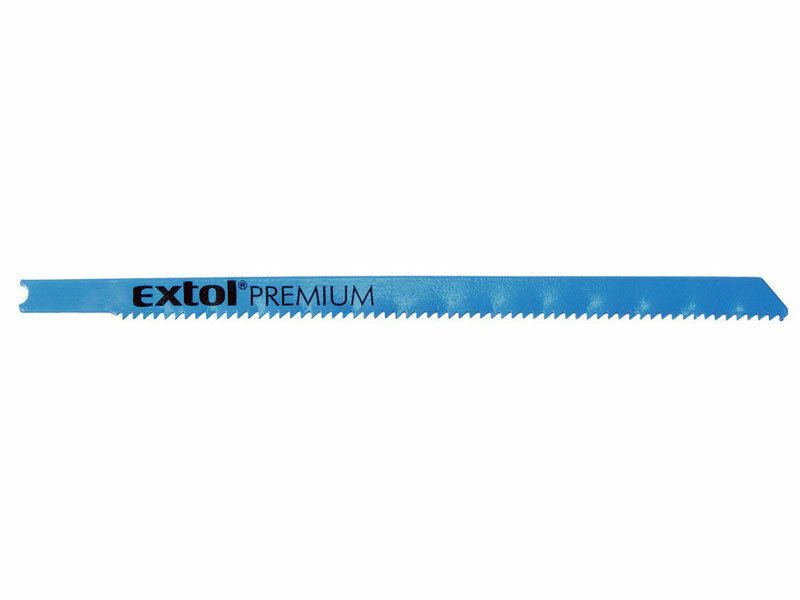 Plátky do přímočaré pily 5ks, 106x1,8mm, úchyt UNIVERSAL, Bi-metal EXTOL-PREMIUM