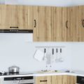 vidaXL Kuchynská nástenná skrinka Porto, dub artisan, kompozitné drevo