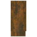 vidaXL Komoda dymový dub 120x30,5x70 cm spracované drevo