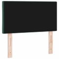 vidaXL LED hlavová doska Tmavozelená 80 cm Zamat