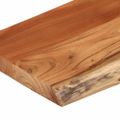 vidaXL Nástenná polica 70x30x2,5 cm obdĺžnik masívna akácia živá hrana
