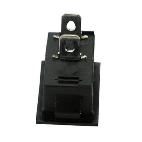 Prepínač kolískový RS601 2pol./2pin ON-OFF 250V/6A čierny