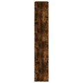 vidaXL Deliaca stena dymový dub 100x33x187,5 cm kompozitné drevo