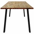 vidaXL Jedálenský stôl 200x90x75 cm masívne akáciové drevo