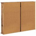 vidaXL CD Skrinka 2 ks Staré drevo 60 x 17 x 92 cm Kompozitné drevo