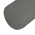 vidaXL Podložkové vankúše 2 pcs Tmavo šedá Ø 25 x 70 cm Mikrovlákno