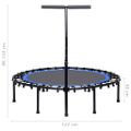 vidaXL Fitness trampolína s rukoväťou 122 cm