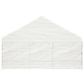 vidaXL Altánok so strechou, biely 17,84x5,88x3,75 m, polyetylén