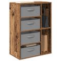vidaXL Servírovacia skriňa Staré drevo 60 x 33,5 x 84 cm