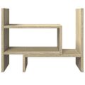 vidaXL Organizér na stôl, dub sonoma 38,5x17x39 cm, kompozitné drevo