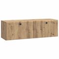 vidaXL Nástenná TV skrinka 98 x 31 x 30 cm Dub artisan