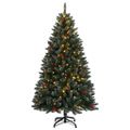 vidaXL Umelý vianočný stromček 150 LED 150 cm