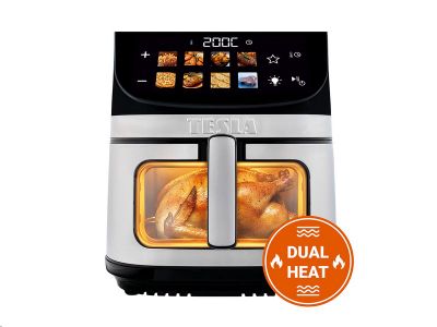 TESLA AirCook DualHeat QD73 XXL - multifunkčná digitálna horúcovzdušná fritéza