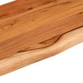 vidaXL Nástenná polica 100x30x3,8cm obdĺžnik masívna akácia živá hrana