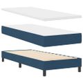 vidaXL Posteľ s pružinovým rámom Modrá 200 x 80 cm látka