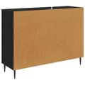 vidaXL Servírovacia skriňa GOTHA Čierny dub 102 x 33 x 76 cm