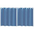 vidaXL Voile Záclony s priechodkami 2 ks Royal Blue