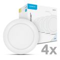 Modee LED Okrúhly LED panel - montovateľný 12W 1320lm studená biela P4 (ML-LPR6000K12WPN)