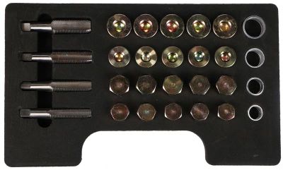 Sada na opravu závitov olejových van MECHANIC OIL PAN SET 64, 64ks SIXTOL