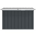 vidaXL Záhradný úložný box antracitový 109x67x65 cm