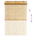 vidaXL Roleta Prírodná 140 x 220 cm Rákosie