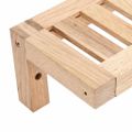 vidaXL Nástenný zavesený regál Nástenný Prírodná 62 x 10 x 12,5 cm