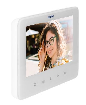 Prídavný monitor pre sériu ORNO INDI a SCUTI, OR-VID-VP-1069MV/W LCD 7", biely