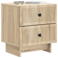 vidaXL Nočný stolík 2 ks Dub sonoma 43 x 34,5 x 47,5 cm